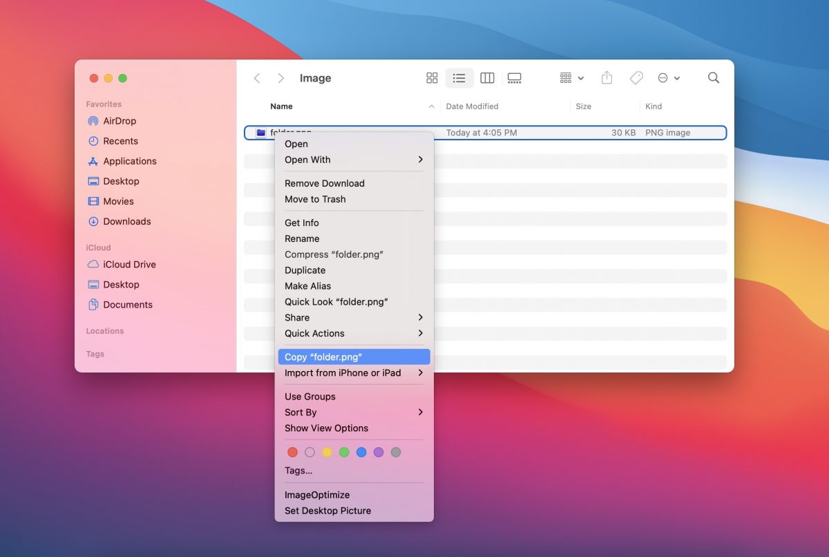 creating a folder on desktop for mac